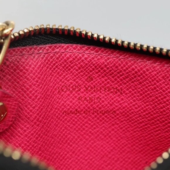 LOUIS VUITTON Multicolor Pochette Cles NM Coin Purse Black - Picture 14 of 15